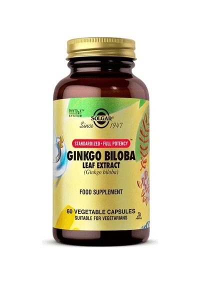 Ginkgo Biloba Leaf Extract 60 Kapsül
