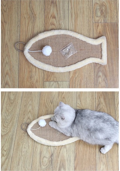 Nursoft Sisal Aşınmaya Dayanıklı Kedi Tırmalama Oyuncağı 34 x 34 CM