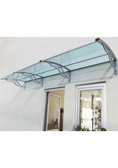Tf Delux Seri 1,12 Alüminyum Ayaklı Sundurma 240 X 100 Yeşil 3 Mm Solid Levha