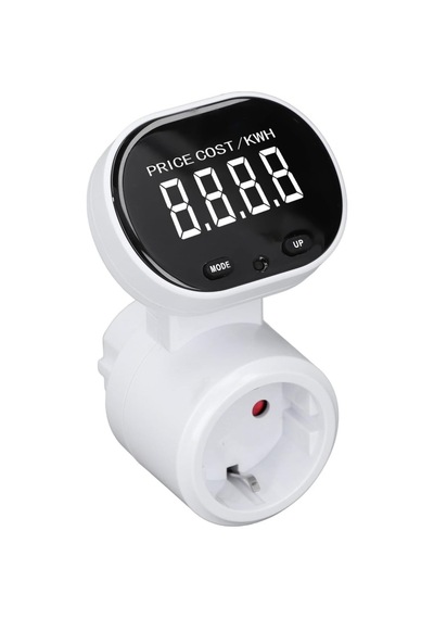 Wellhise Pm 005 Dijital Enerji Ölçer Priz - Dönebilir Va Ekranlı Wattmetre - 16a 3680w