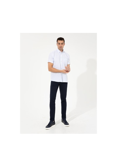 Pierre Cardin Lacivert Slim Fit Kanvas Pantolon 50251460-vr033