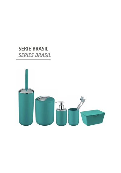 Brasil Wc Garnitürü, Yüksek Kaliteli Fırça Tutucu, Mat Yüzey, Kırılmaz Plastik, Bpa İçermez, Banyo Ve Misafir Tuvaleti İçin İdeal, Tuvalet Fırçası Dahil, Çap 10 X 37 Cm, Petrol Beyaz - Çok Renkli Brasil Wc Garnitürü, Yüksek Kaliteli Fırça Tutucu, Mat Yüzey, Kırılmaz Plastik, Bpa İçermez, Banyo Ve Misafir Tuvaleti İçin İdeal, Tuvalet Fırçası Dahil, Çap 10 X 37 Cm, Petrol Beyaz - Çok Renkli