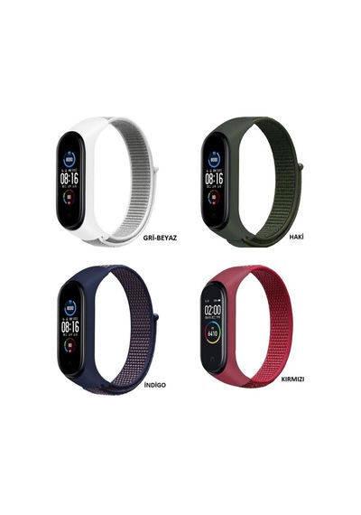 Xiaomi Mi Band 5 Band 6 Kordon Hasır Kordon