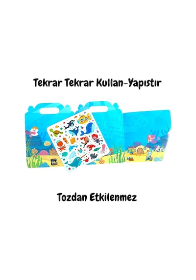 Lino Tekrar Kullanılabilen İlk Sticker Kitabım Ocean Animals Ls-502