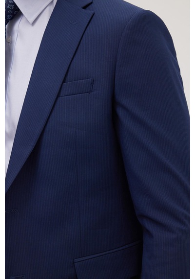 Tudors Erkek Slim Fit Mono Yaka Likralı Esnek Kumaş Koyu Lacivert Takım Elbise-41303 Tudors Erkek Slim Fit Mono Yaka Likralı Esnek Kumaş Koyu Lacivert Takım Elbise-41303