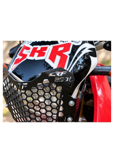Honda Crf250l Far Koruma Demiri 2013 2020 / Crf 250 L Far Koruyucu Siyah