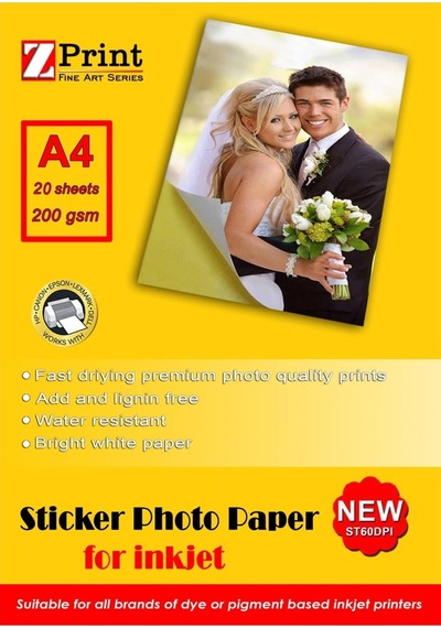 Yapışkanlı Fotoğraf Kağıdı 20 Li Paket A4