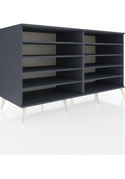 Kronos Konsol 8 Raflı 176x59x99 Antrasit-antrasit Antrasit-antrasit Kronos Konsol 8 Raflı 176x59x99 Antrasit-antrasit Antrasit-antrasit