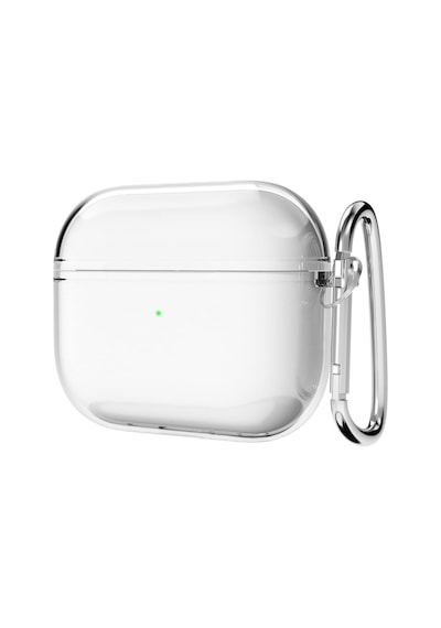 Soft Yumuşak Şeffaf Esnek Silikon Airpods 3 İle Uyumlu Kulaklık Kılıfı Ve Karabina Anahtarlık Şeffaf, Airpods 3 Diğer
