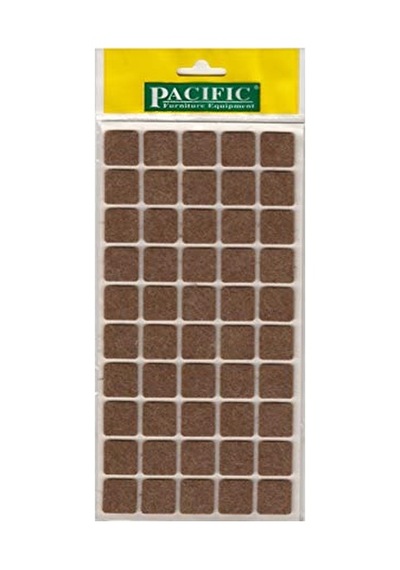 Yapışkanlı Keçe Zemin Koruyucusu 20x20 Mm Çok Renkli