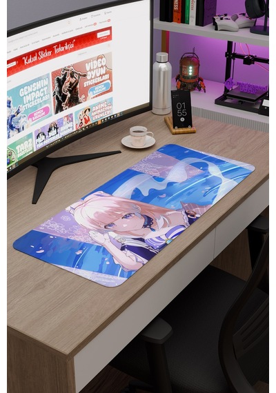 Kokomi Genshin Impact Anime Gacha V3 - 70x30 Xl Gaming Mouse Pad Fare Altlığı