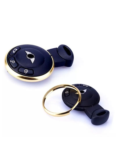 Mini Cooper Kumanda Halkası Alüminyum R55 R56 R57 R58 R59 R60 Metal Kumanda Çerçevesi Gold