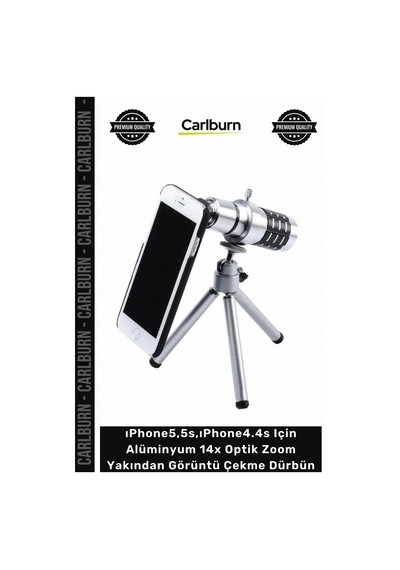 Özel Üretim Lens Iphone5/5s/ıphone4/4s Alüminyum 14x Optik Zoom Yakından Görüntü Çekme Dürbün Çok Renkli