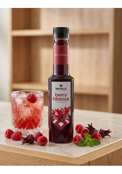 Berry Hibiscus Konsantre 250 Ml. 350 Gr.