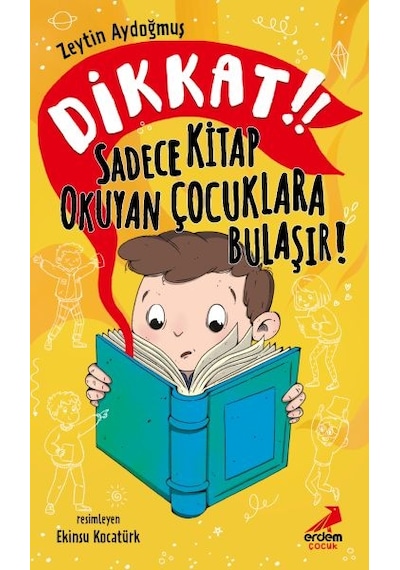 Dikkat Sadece Kitap Okuyan Çocuklara Bulaşır - Dlkj-884603