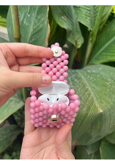Airpords Kılıfı Pembe