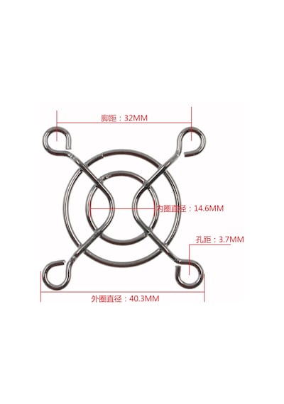Maroces Fan Teli - 40X40Mm 10 Adet