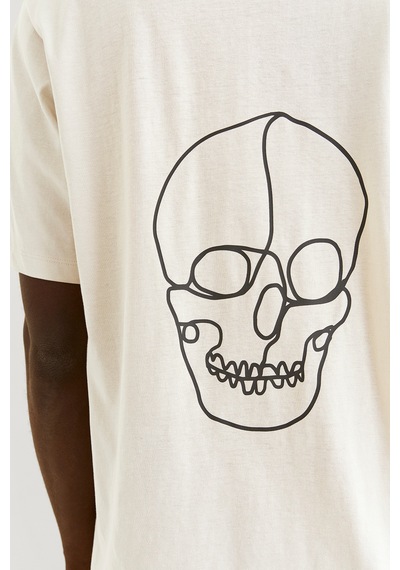 Jack & Jones Jjbrown Erkek T-shirt 12271365 Moonbeam