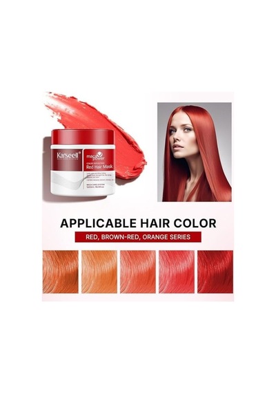 Kızıl Saçlar İçin Maca Özlü Red Hair Kırmızı Saç Maskesi 500 Ml - 865393180