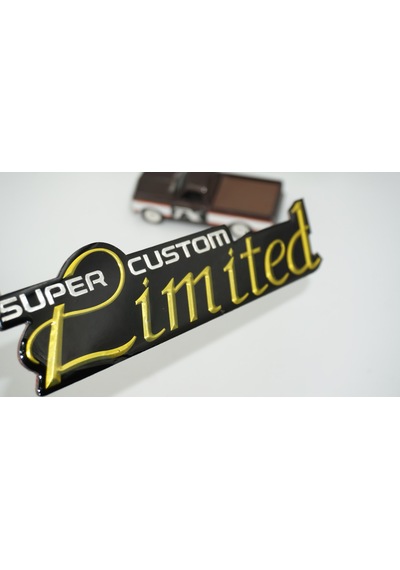Dk Tuning Süper Custom Limited Body Plaka 3m Metal Logo Arma Bagaj Arma