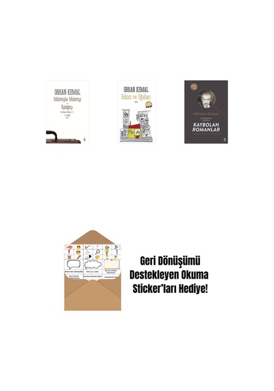 Müfettişler Müfettişi - Üçkâğıtçı 2 Kitap Bir Arada + Eskici Ve Oğulları Midi Boy + Kaybolan Romanlar + Okuma Sticker'ları