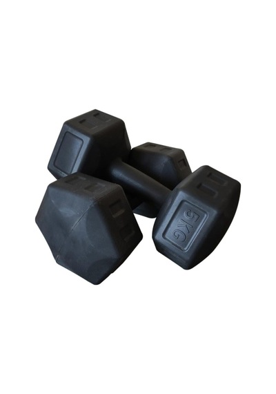 Dambıl Seti Fitness Vücut Geliştirme Aleti 5 Kg X 2 Adet 10 Kg Dumbell Ağırlık Seti - Siyah Siyah Tek Ebat Diğer