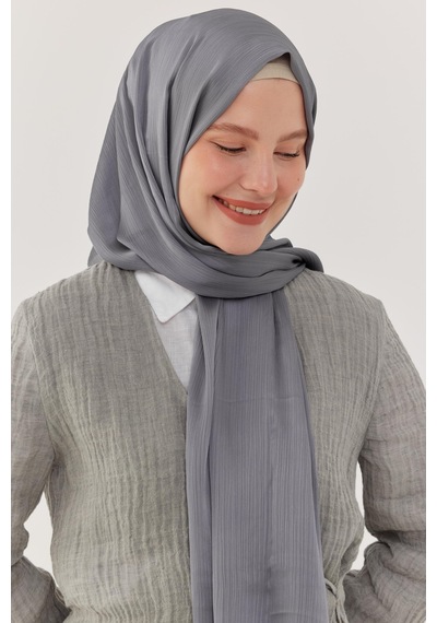 Mirsoy Scarf Yoryo Şal - Gri Gri