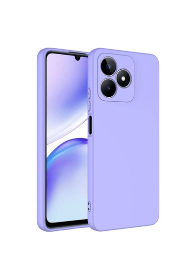 Realme C53 Kılıf Zore Mara Lansman Kapak Lila