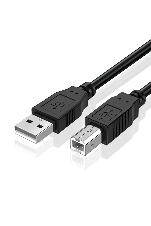 1.5 Metre Usb Yüksek Hızlı 2.0 A-b Erkek Kablosu 1.5m Canon Brother Hp Epson Yazıcı Fax Kablosu Standart Kablo