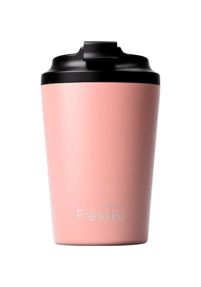Made By Fressko Camino Yeniden Kullanılabilir Kahve Bardağı, Yalıtımlı Termal Kupa, 340 Ml, Şeftali Peach Pink