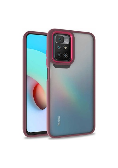 Xiaomi Redmi 10 Kılıf Zore Flora Buton,Kenar Çevresi Renkli Kılıf