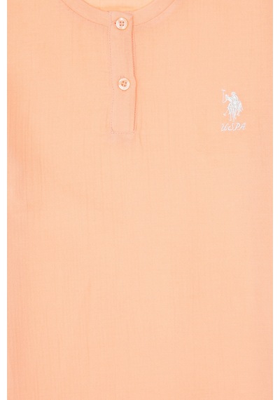 U.S. Polo Assn. U.s. Polo Assn. Kız Çocuk Somon Pijama Takım 50312537-vr047