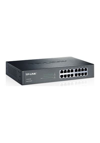 Tp-lınk Tl-sg1016d 16 Port 10/100/1000 Gigabit Metal Kasa Desktop Switch Rack Mount