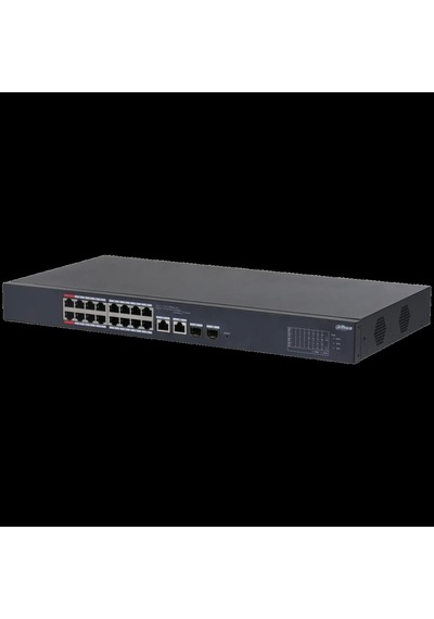 Dahua Cs4218-16et-135, 16port, Megabit, Poe 135w, 2 Port Sfp Gigabit Combo, Cloud Yönetilebilir, Swi