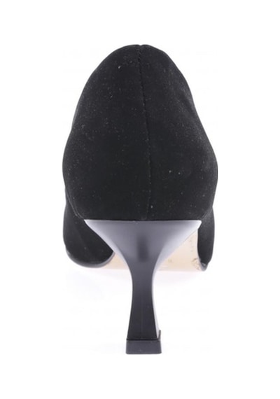 Dgn Fb-37-23y Kadin Silver Taşli Tokali Topuklu Ayakkabi FB-37-1563-R1700 Siyah Velvet