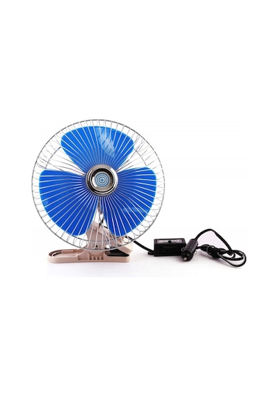 Ahmet Otomotiv Araç Içi Mandallı 12v 6" Oto Vantilatör - 2 Kademe Hız Ayarlı