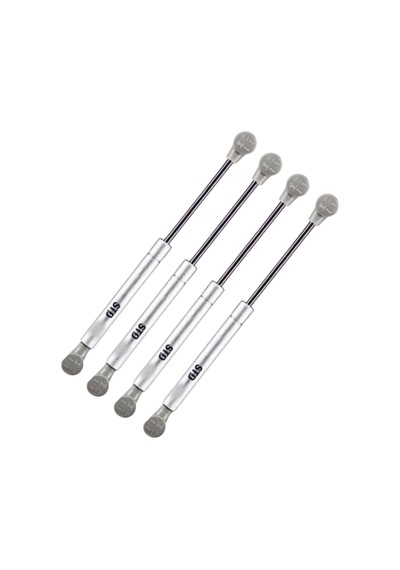 Cateksss Dolap Kapak Gazlı Amortisörü Pistonu Kapak Hidroligi 4 Adet Gri 27 Cm 100n - 16 Lı Paket