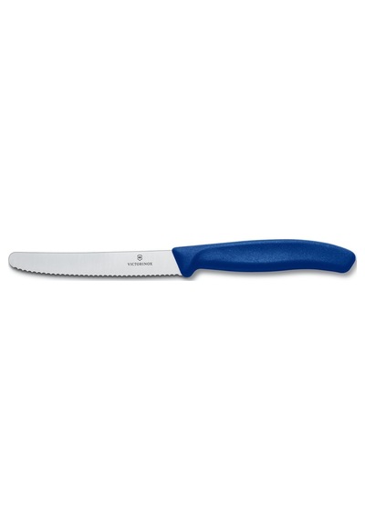 Victorinox 11cm Domates   Sosis Kamp Bıçağı 6.7832 Mavi