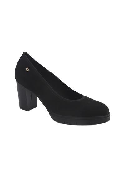 Sneaker Günlük Kadın Diğer 483700ds Donna Serena 3700 Ds Camoscio Nero Siyah