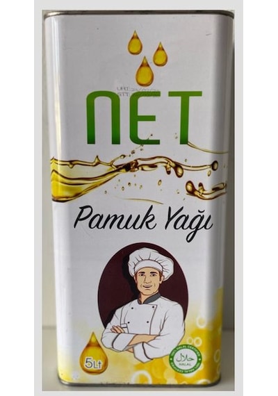 Net Rafine Pamuk Yağı 5 L