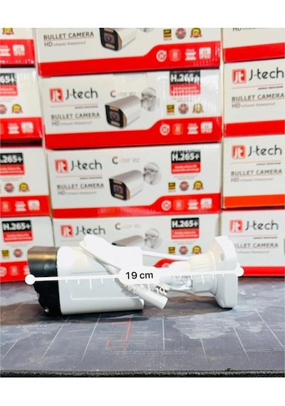 J-tech 7070 5mp 12 Led Sony Lens Gece Renkli Warm Light 1080p Ahd Güvenlik Kamera