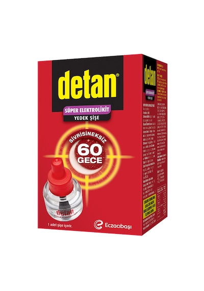 4 Adet Detan Elektrolikit Sinekkovar Yedek 60 Gece