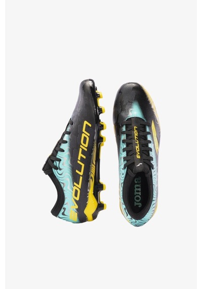 Joma Evolutıon 2401 Black Gold Fırm Ground Krampon Ve Halı Saha Ayakkabısı Siyah