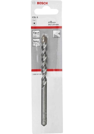 Bosch cyl-3 Serisi, Beton Matkap Ucu 8*120 mm-2608597663