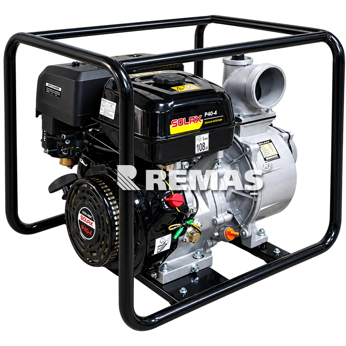 Solax P40-4 İpli 4'' İnç Parmak Su Motoru Benzinli Motopomp
