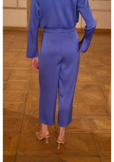 Senna Crıstalle Pants Saks Saks