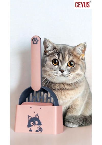 Kedi Kumu Temizleme Küreği Ve Platformu