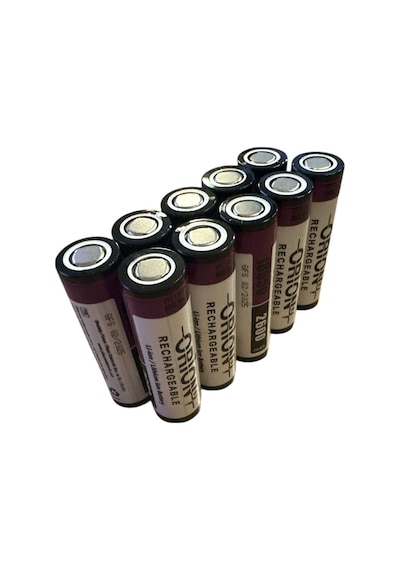 18650 3.7v 2600 Mah 3c Li-ion Pil - 10 Adet