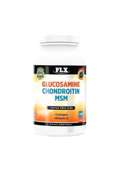 Flx Glucosamine Chondroitin Msm Collagen Vitamin D 180  Tablet