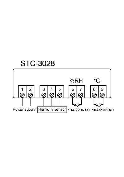 Stc3028 Dijital Termostat Ac 220v
